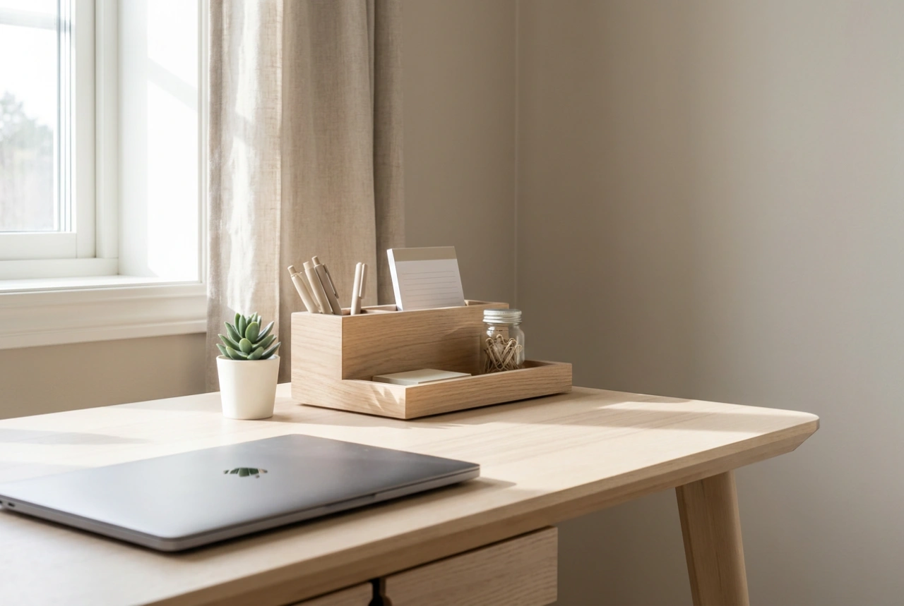 Ako obmedziť neporiadok vďaka organizéru na písací stôl