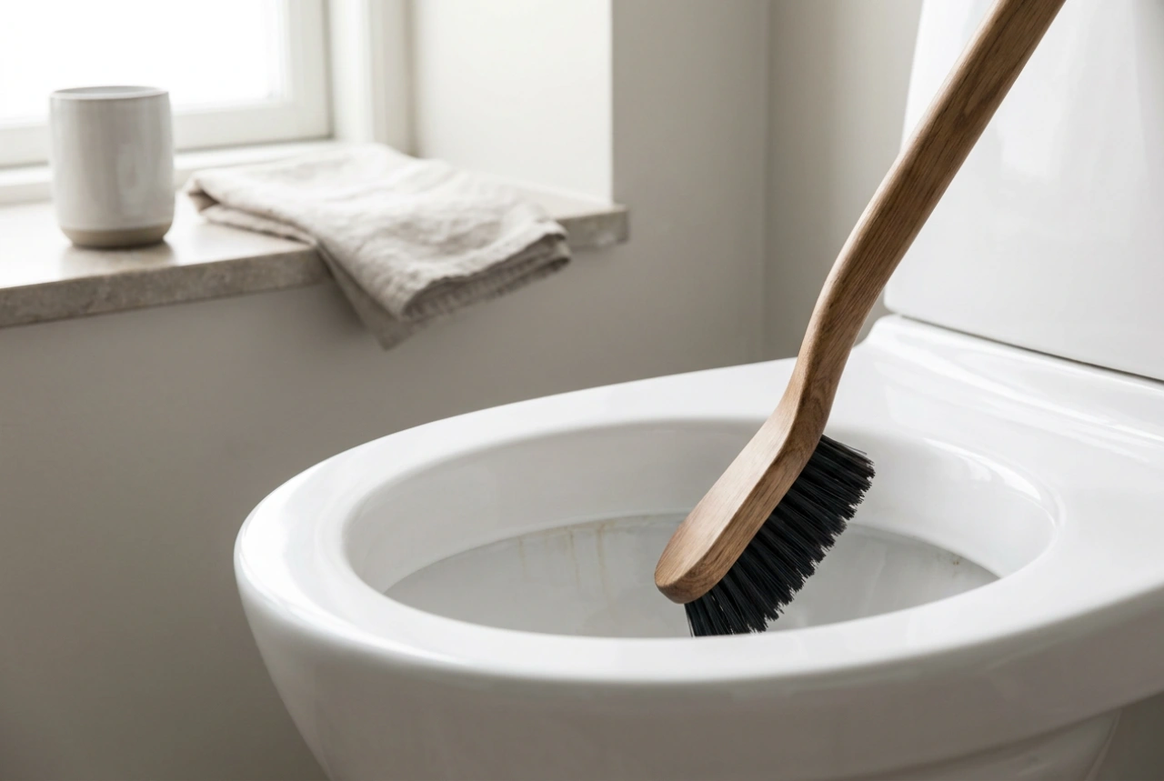 Ako správne používať WC kefu na odstránenie vodného kameňa