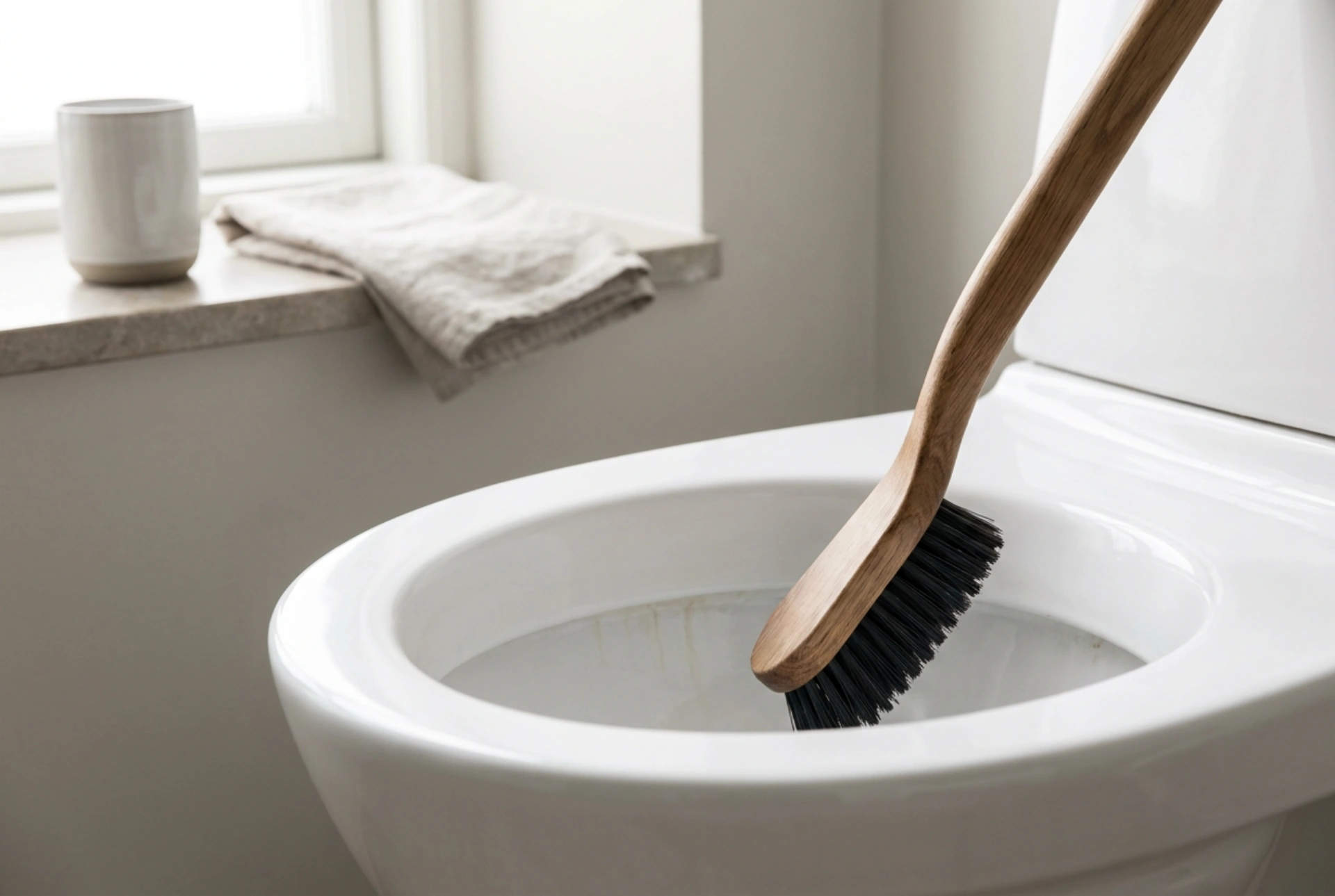 Ako správne používať WC kefu na odstránenie vodného kameňa