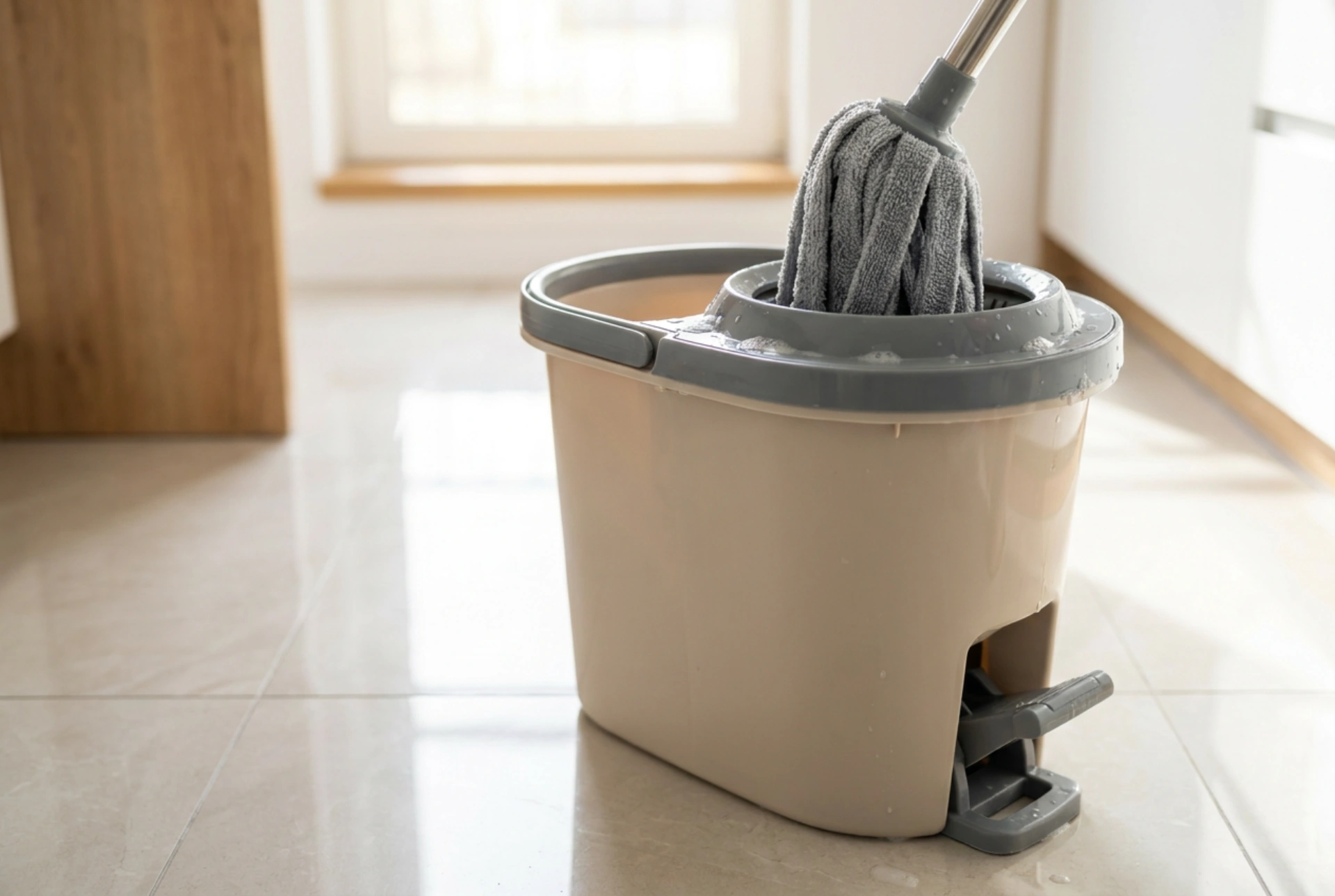 Prečo vedro na mop so žmýkačom pomáha predchádzať šmuhám