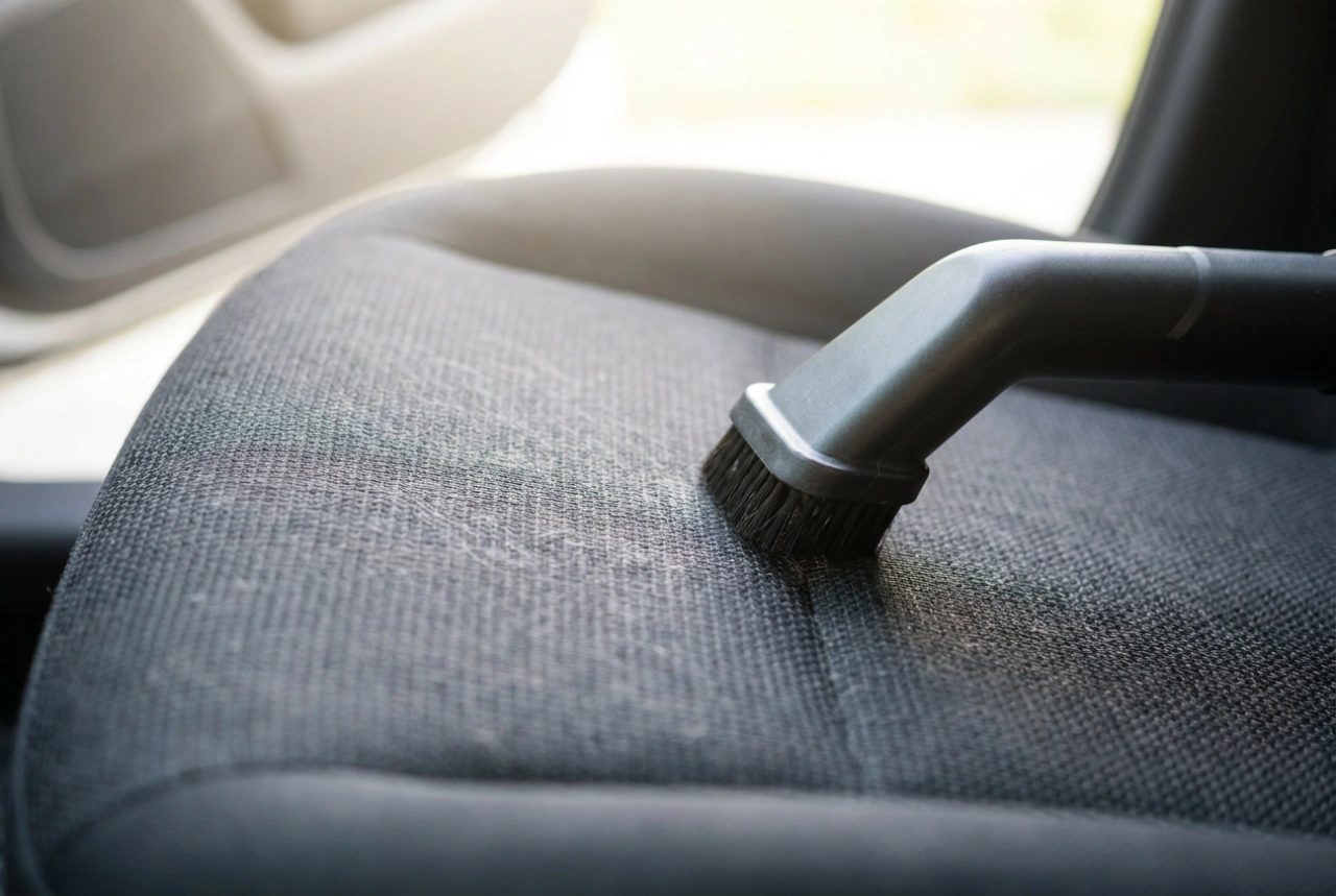 Čistenie autosedačiek vysávačom bez nadmernej vlhkosti
