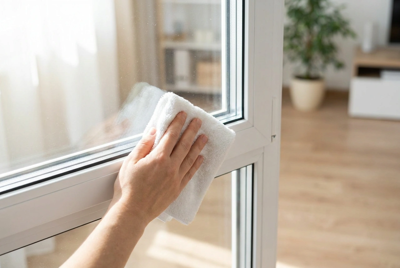Ako čistiť plastové okenné rámy bez zmatnenia profilov