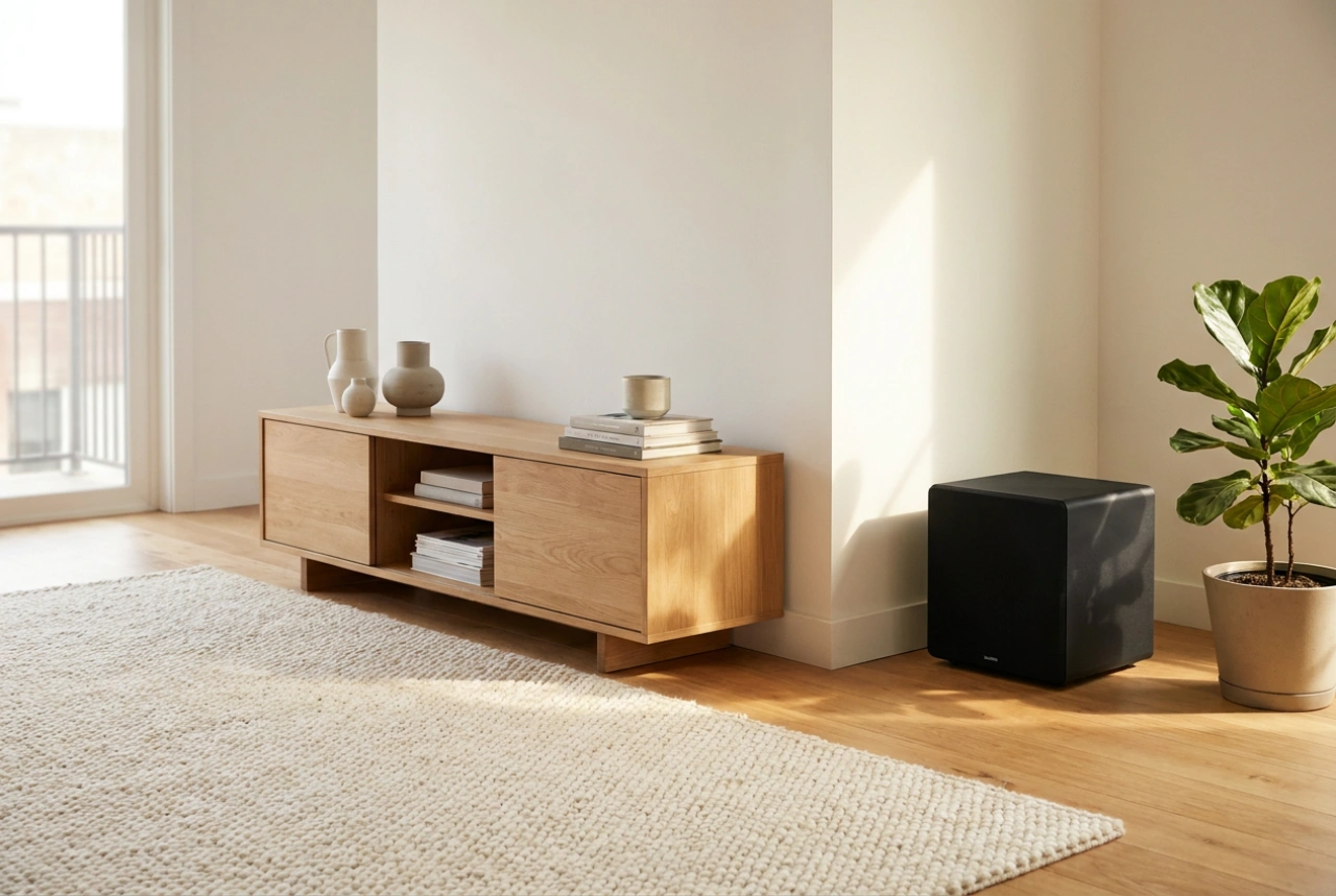 Kam umiestniť subwoofer pre domáce kino, aby bol bas vyrovnaný