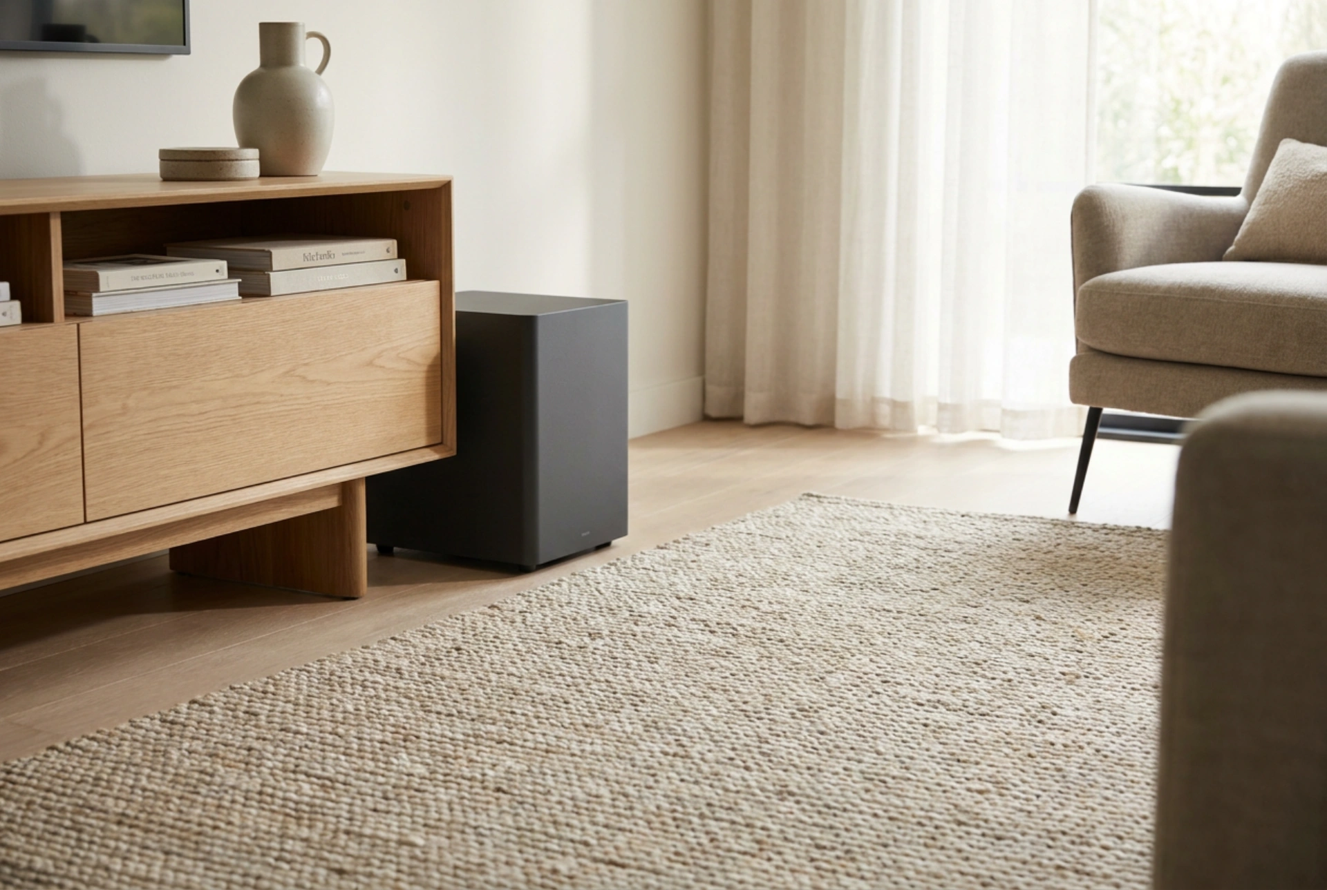 Ako správne umiestniť aktívny subwoofer v domácom kine bez rezonancie