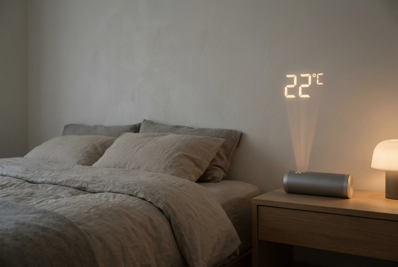 Ako používať meteostanicu s projektorom v spálni