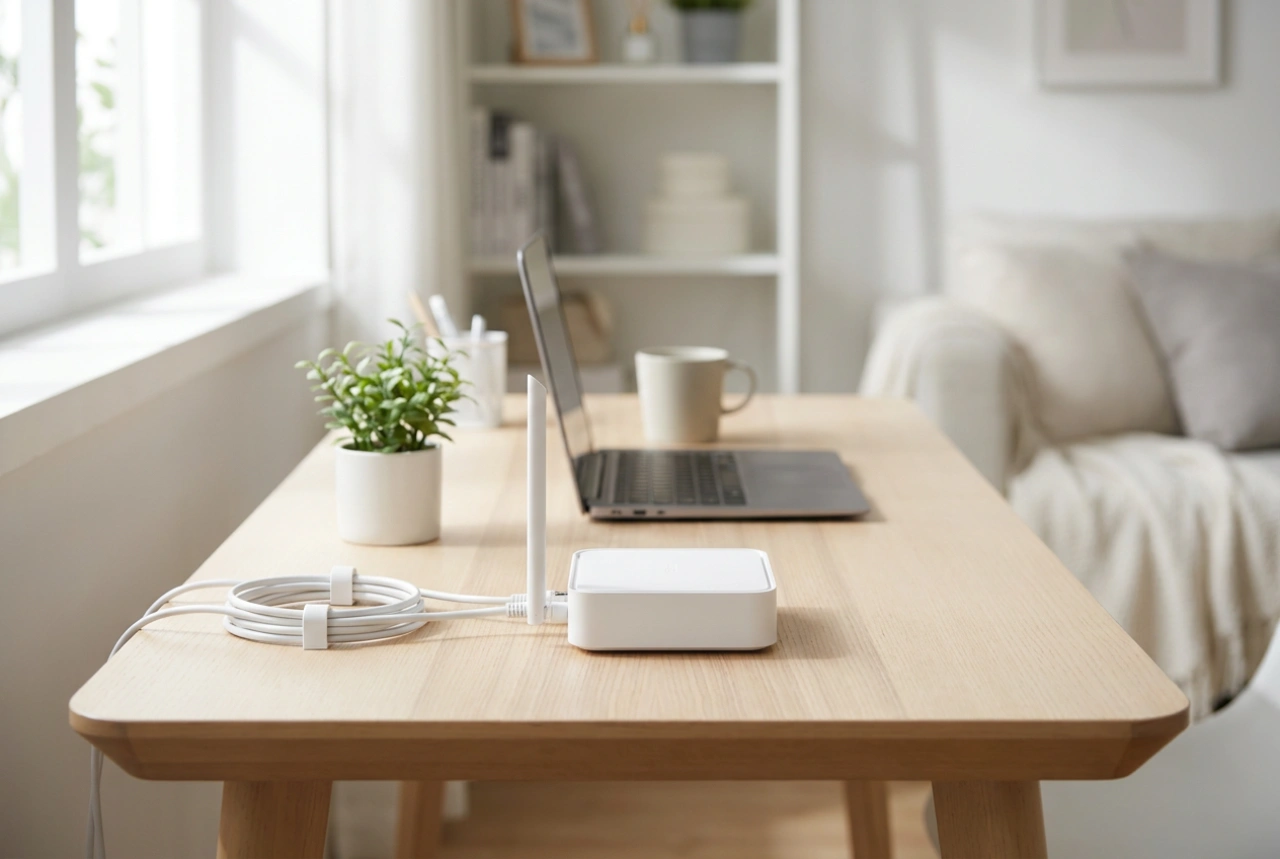 Router na SIM kartu s externou anténou pre lepší LTE signál